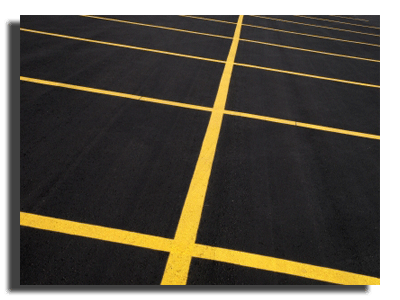 parking lot striping. New Parking Lot Layout